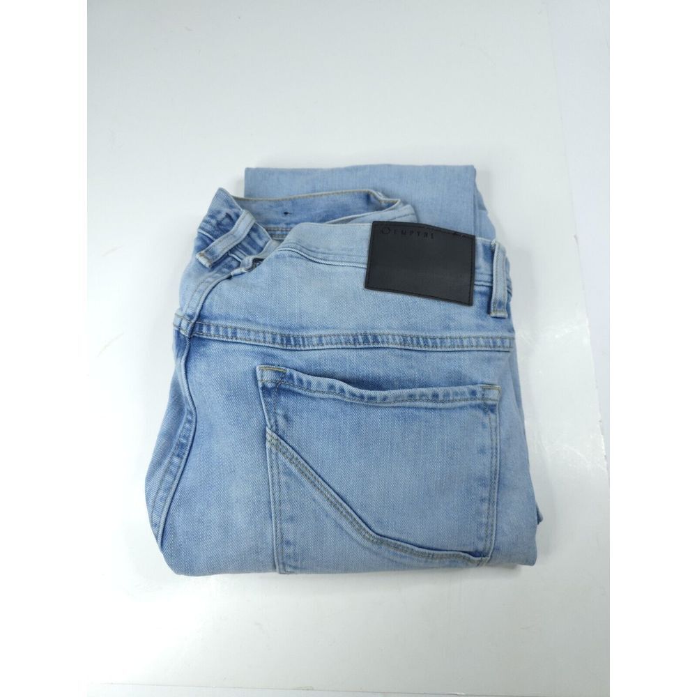 Empyre Verge Tapered Jeans Mens 33x30 Blue‎ Pants 116442 56303 Cotton Light Wash